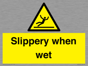 slippery when wet